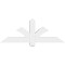 Ekena Millwork Redmond Architectural Grade PVC Gable Bracket, 48"W x 18"H x 4"D x 4"F, 9/12 Pitch GBP048X18X0404RED00 - alternate 2